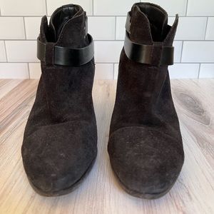 Black Suede Rag & Bone Ankle Boots
